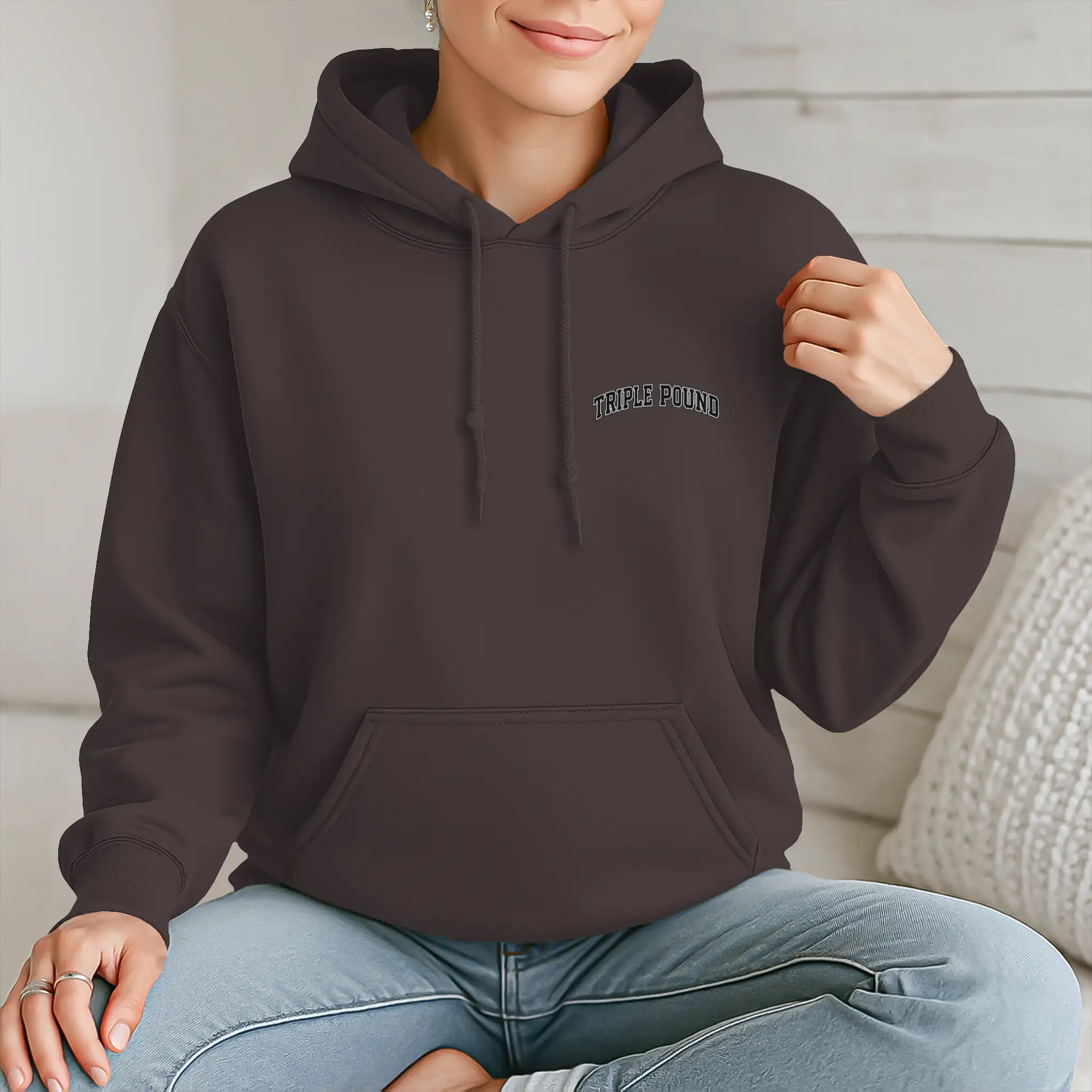 triple pound pullover hoody